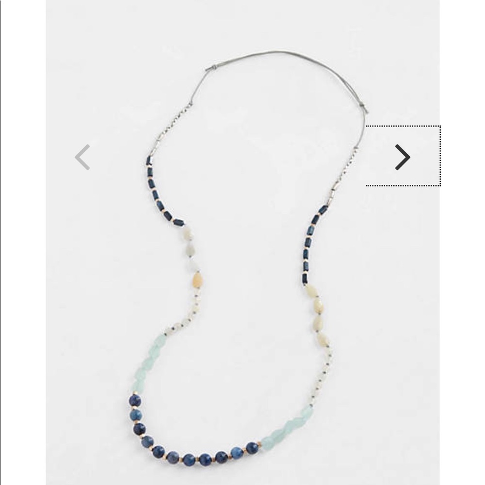 J.jill mixed beads single strand necklace